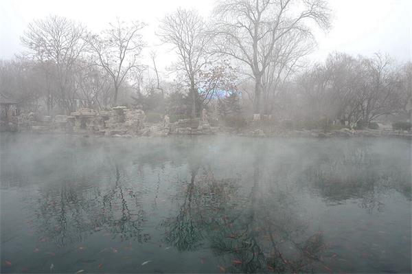 济南浓雾持续超10小时能见度最低10米 口罩成“标配”