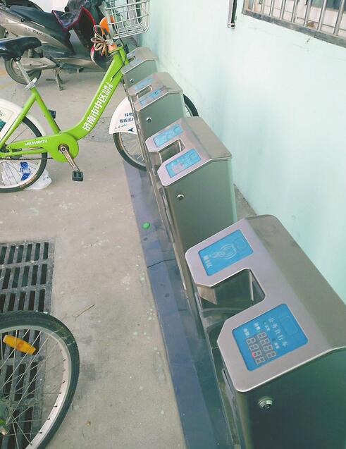 公共自行车车桩揭秘:一桩一车式 附近有电源才能安装