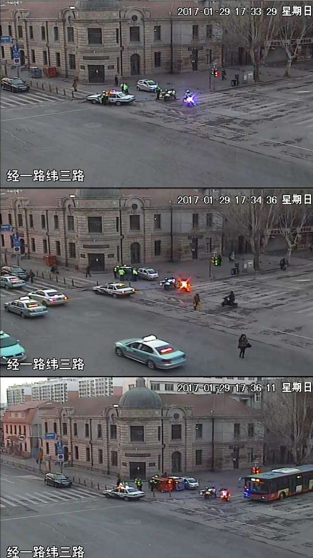 市中交警1小时内查处5辆违法三轮机动车