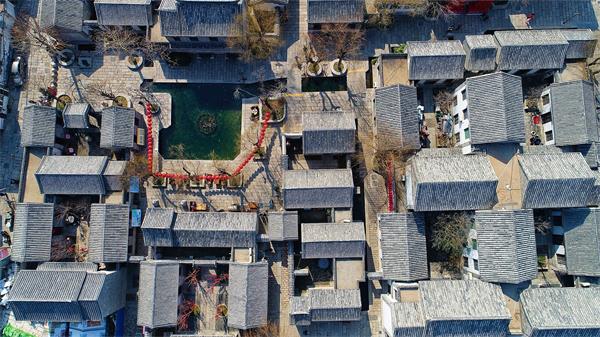 航拍泉城仿古建筑群之二:百花洲片区 - 济南社会 - 舜网新闻