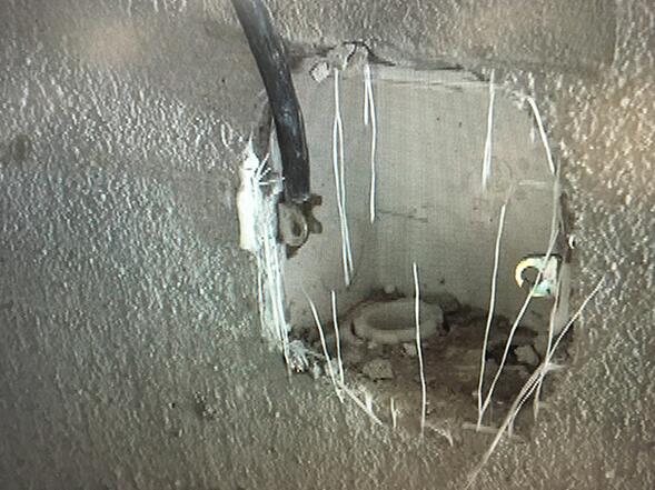 临沂荣盛沂河馨苑开发商忽悠房主有高招 穿线管不通