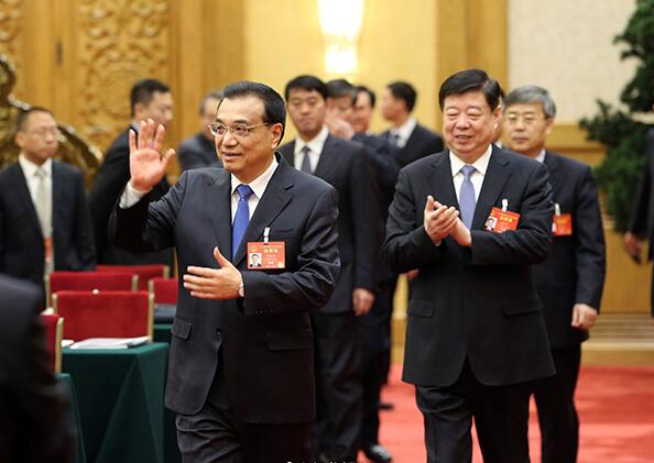 李克强与山东团代表共同审议政府工作报告
