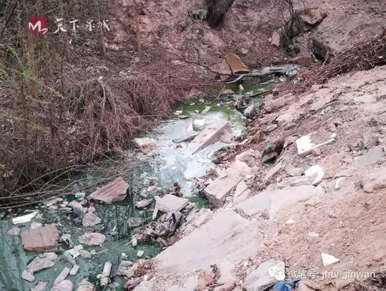 污水横流 怪味刺鼻！济南大桥镇一村庄泄洪沟变污水沟 