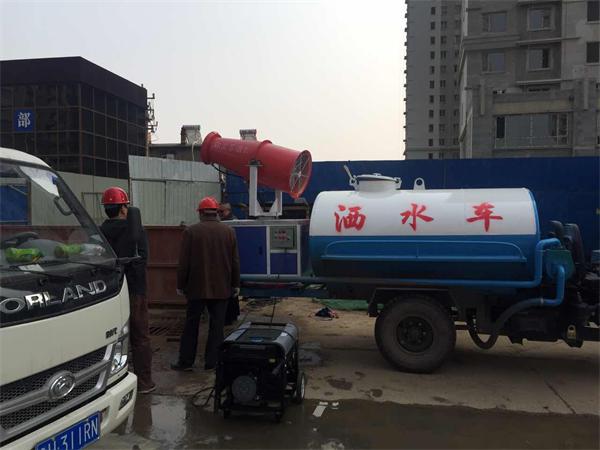 南辛庄街道整治3个在建工地扬尘