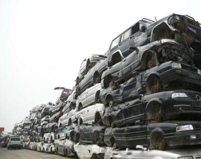 济南旧车回收厂积车成山变