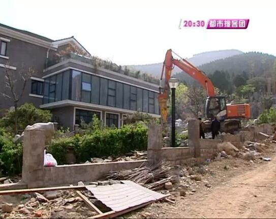 东方美郡现最“牛”违建 侵占山体建3000多平米后花园