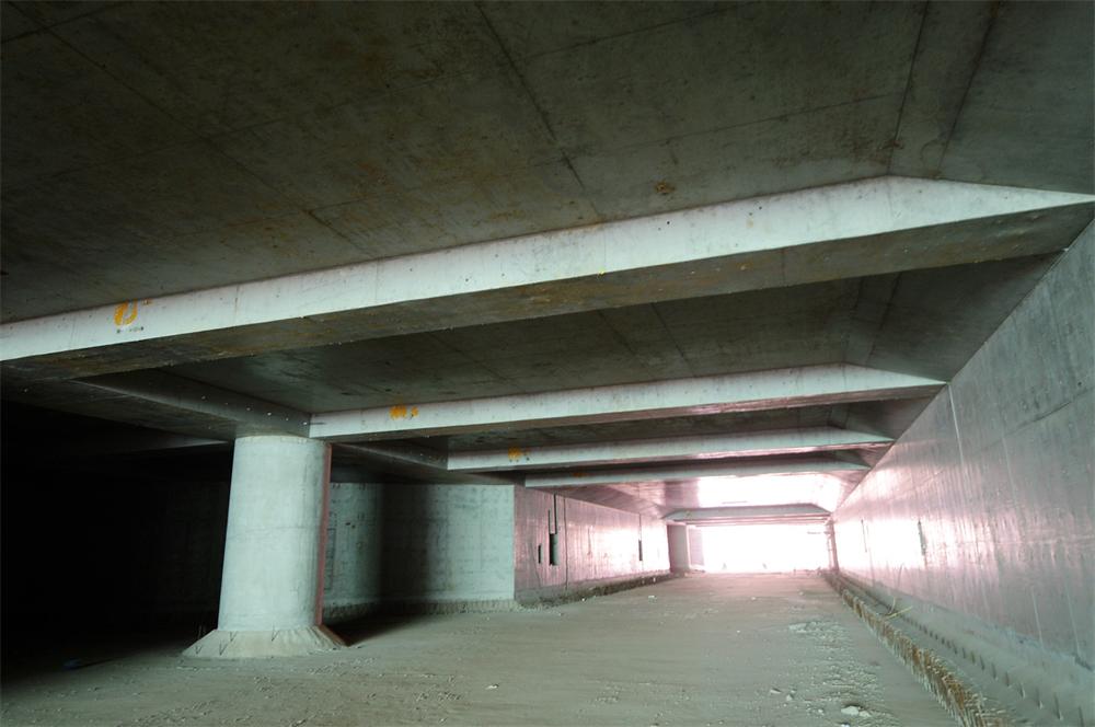 济南CBD首段地下环路现身