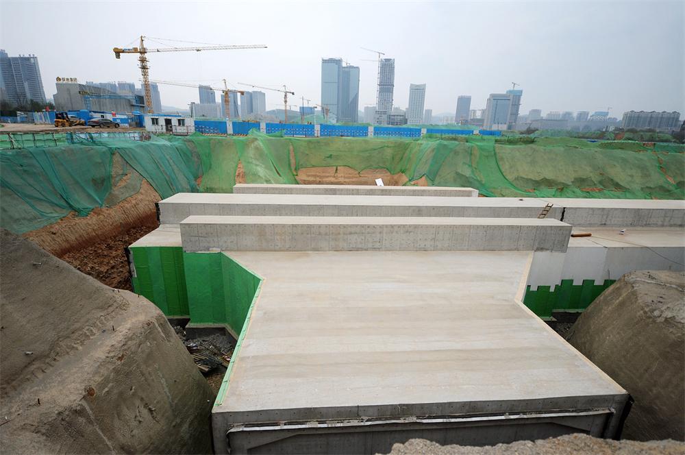 济南CBD首段地下环路现身