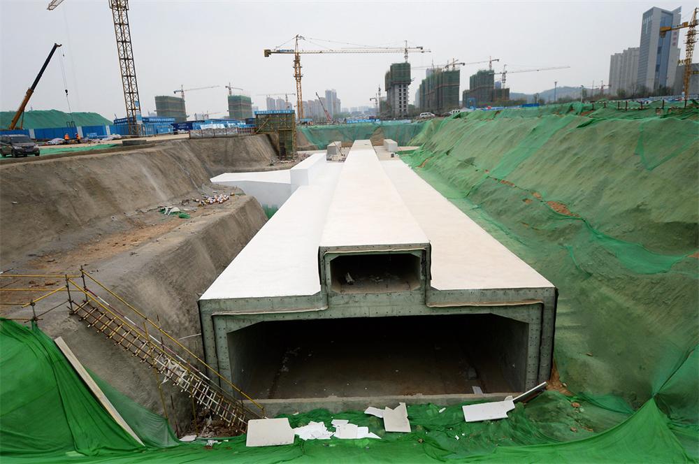 济南CBD首段地下环路现身