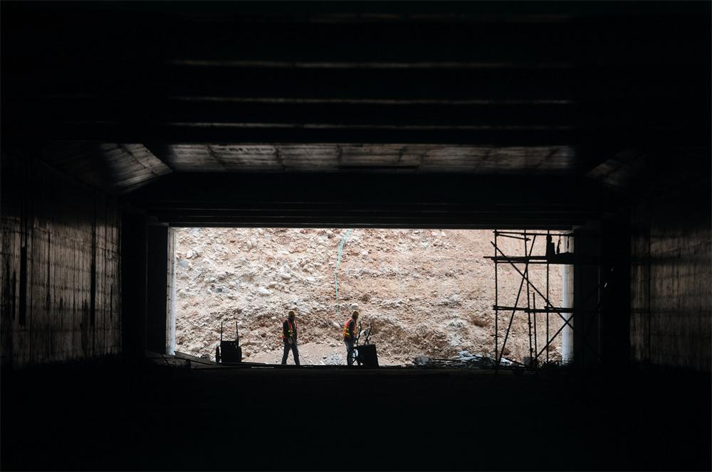 济南CBD首段地下环路现身