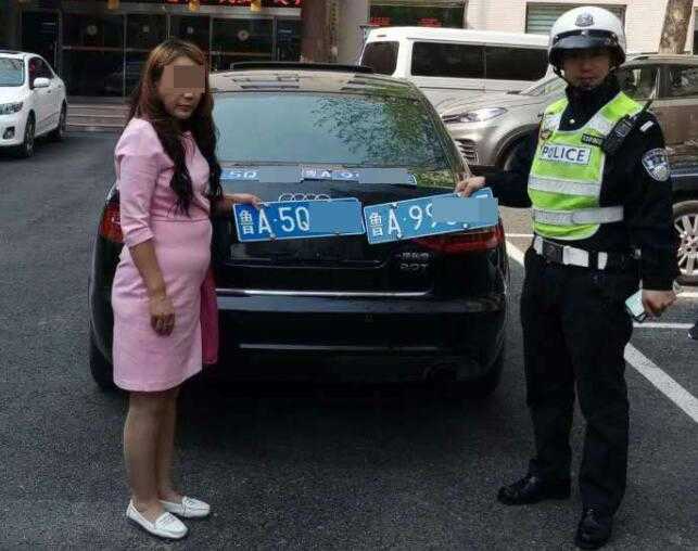 遇到民警查处竟敢不停车 换牌女司机被拦下后自称技术不好