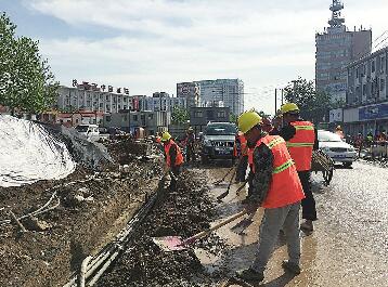 共青团路将于5月20日全线通车 200余名工人昼夜施工