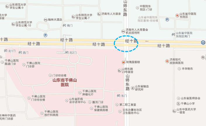 方便就医和出行 经十路山师东路西口多了条左转车道