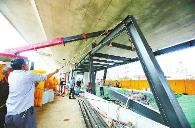 二环西路南延首个BRT车站开工建设