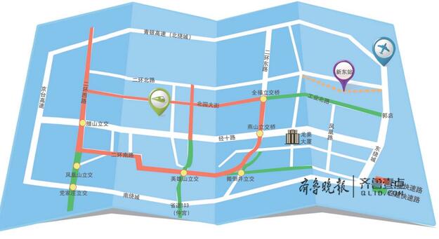 济南月底仨路完工 建成“双层环线”后1小时跑完城区