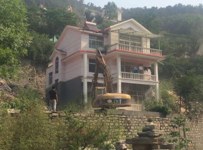 南山“青龙峪”别墅区剩余41栋别墅今拆除 未来或建山体公园