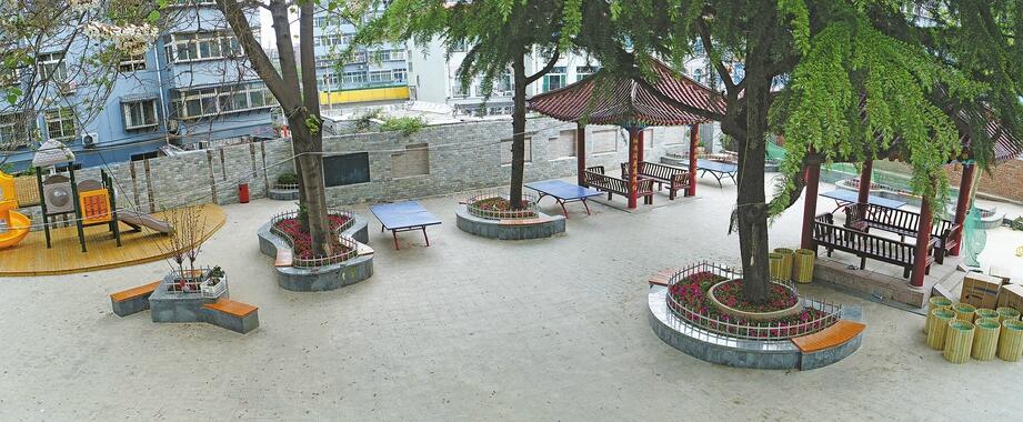 市中区:街头绿地提升品质 楼间花园扮靓社区