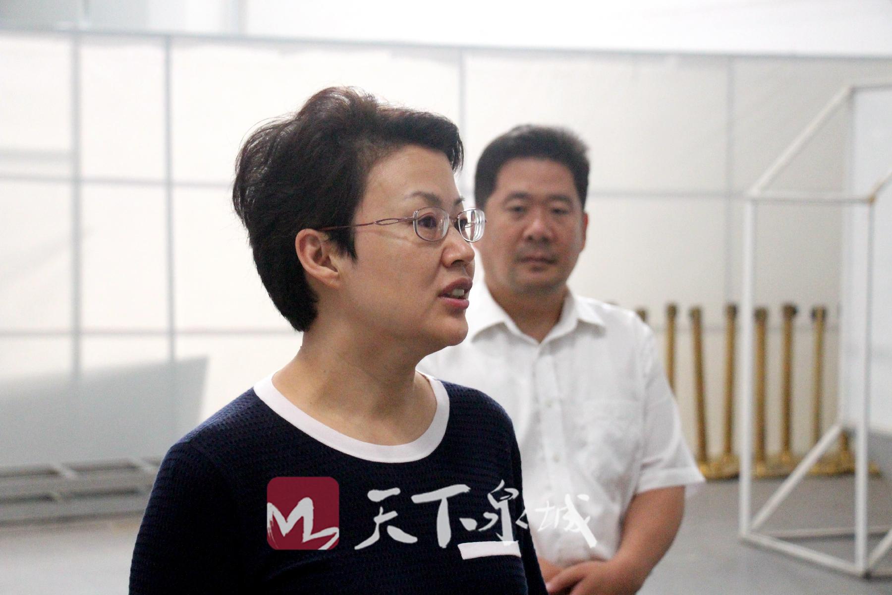 王桂英莅临蔡玉水工作室 专题调研双泉国际艺