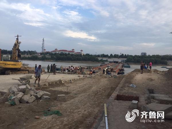 泺口黄河新浮桥将于8月16日试通行 双向四车道