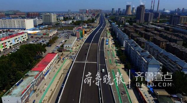 济南工业北高架10月底通车！东北城区10分钟就能进城
