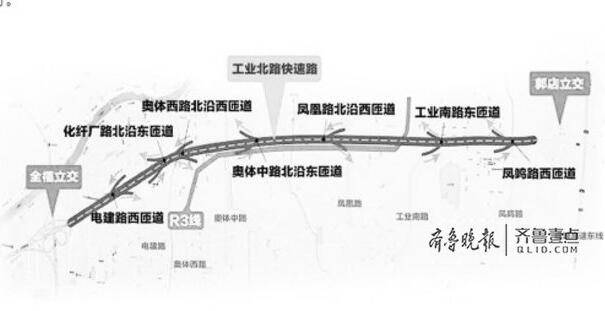 济南工业北高架10月底通车！东北城区10分钟就能进城