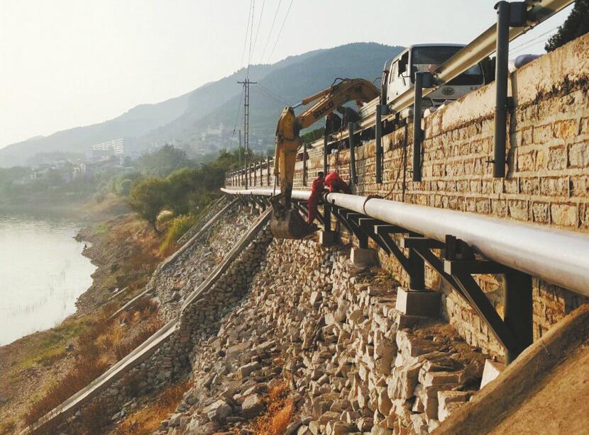 济南市首个“村村通”管道燃气项目通气