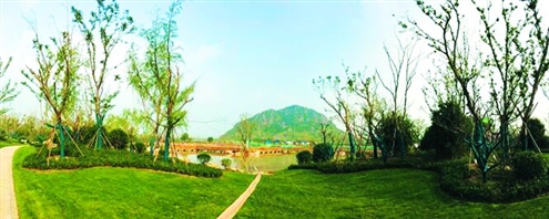 济南华山湖湿地公园三桥招标 可通往华阳宫古建筑