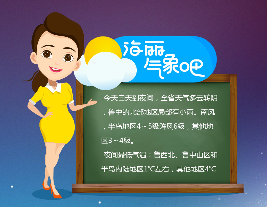 雨雪来袭！山东本周暂别“冰点” 半岛风力可达７级