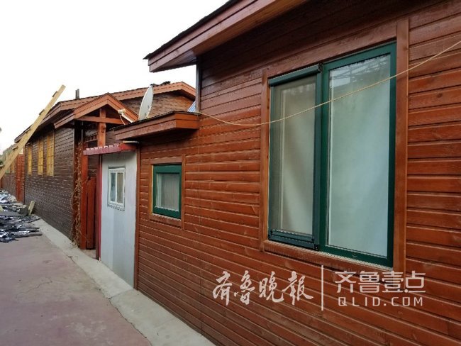 济南卧虎山水库旁建木质别墅 一天时间10栋全被拆