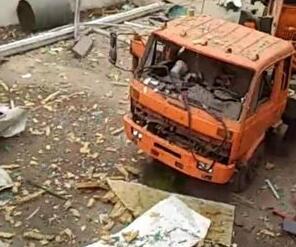 脱硫塔维修中爆燃