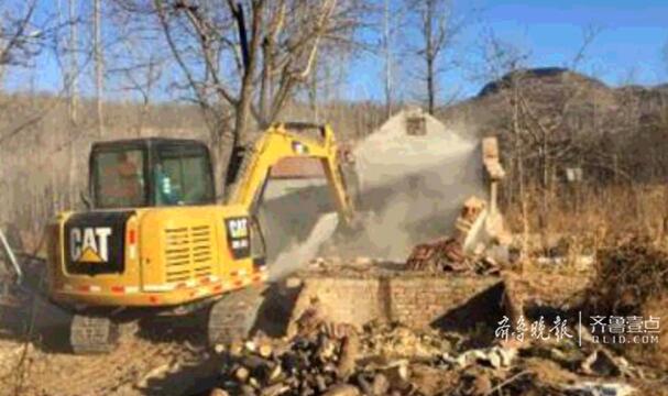 济南锦绣川水源地拆除8处违建 离水源地最近五六米