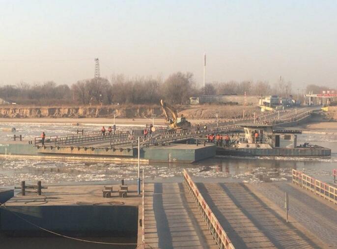 提醒： 为防凌汛济南泺口浮桥拆 可绕行黄河公路大桥