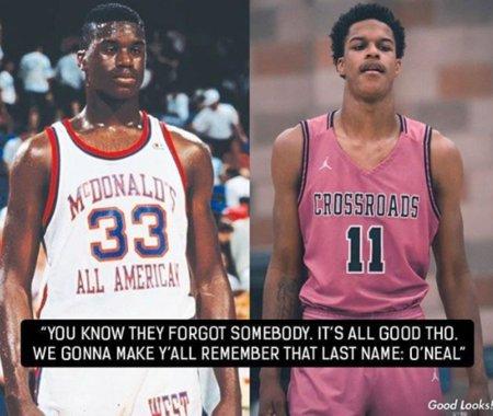 真霸气！奥尼尔谈儿子落选 我们会让所有人记住我们姓奥尼尔