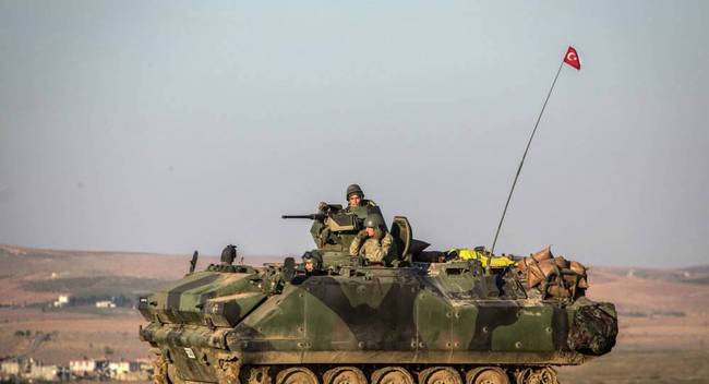 资料图：土耳其机械化部队。
