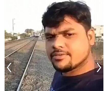 玩命!22岁男子铁轨旁自拍被撞飞 朋友向他示意火车拼命鸣笛全然不听