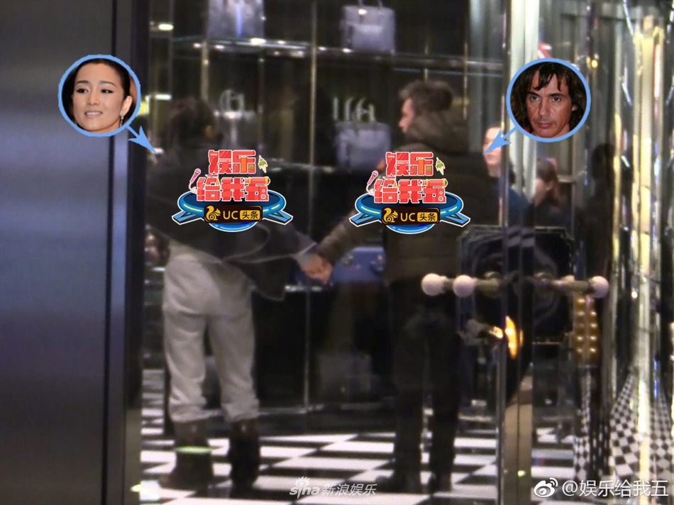 巩俐恋情疑似曝光 牵手70岁法国老帅哥一起逛奢侈品店