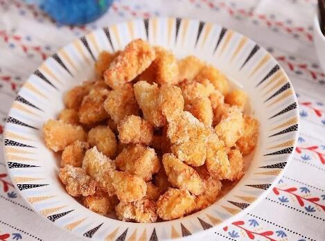 想吃鸡米花又不想油炸，自制烤箱低卡路鸡米花，再也不去肯德基了!