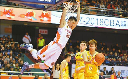  山东132:103同曦 山东内线三将合砍67分