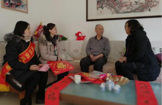 “七彩乐居-回家看看” 奥体西社区志愿者倡议新春爱行动