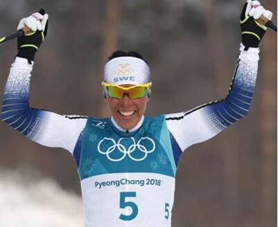 一扫遗憾!瑞典女将夺冬奥首金 比约根成就冬奥会奖牌女王