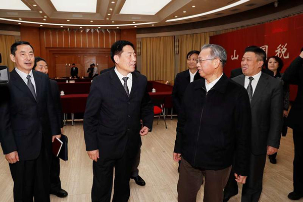 刘家义到中央驻鲁单位走访