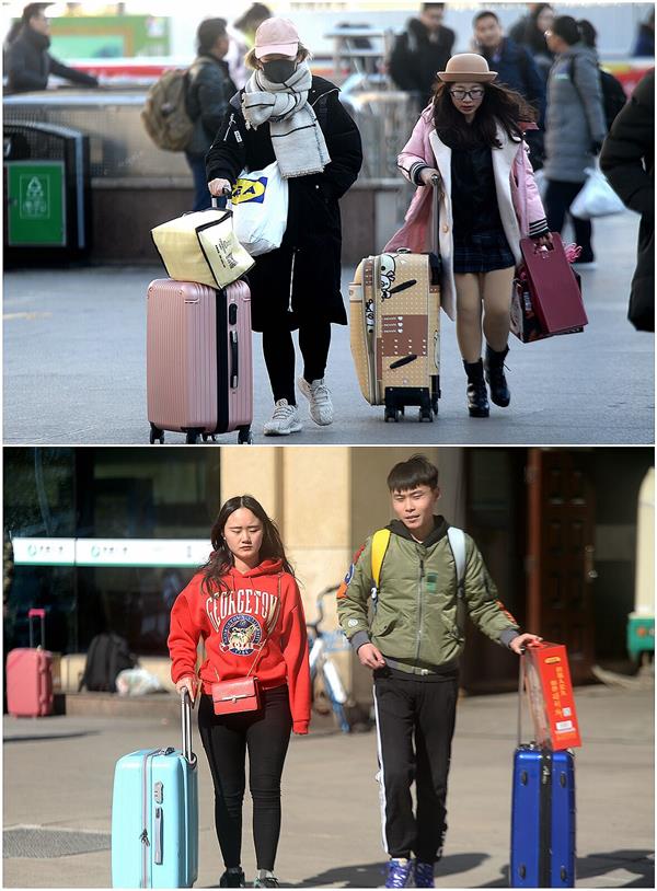 济南：90后的别样春运 轻松靓丽回家