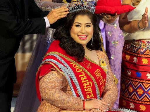 以胖为美!巨型小姐选美亮相泰国 大码妹子迎来春天自信展示