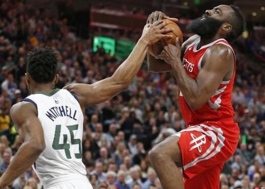 4天3赛!火箭豪取13连胜剑指总冠军 爵士