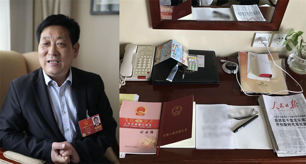 全国人大代表的“办公桌”