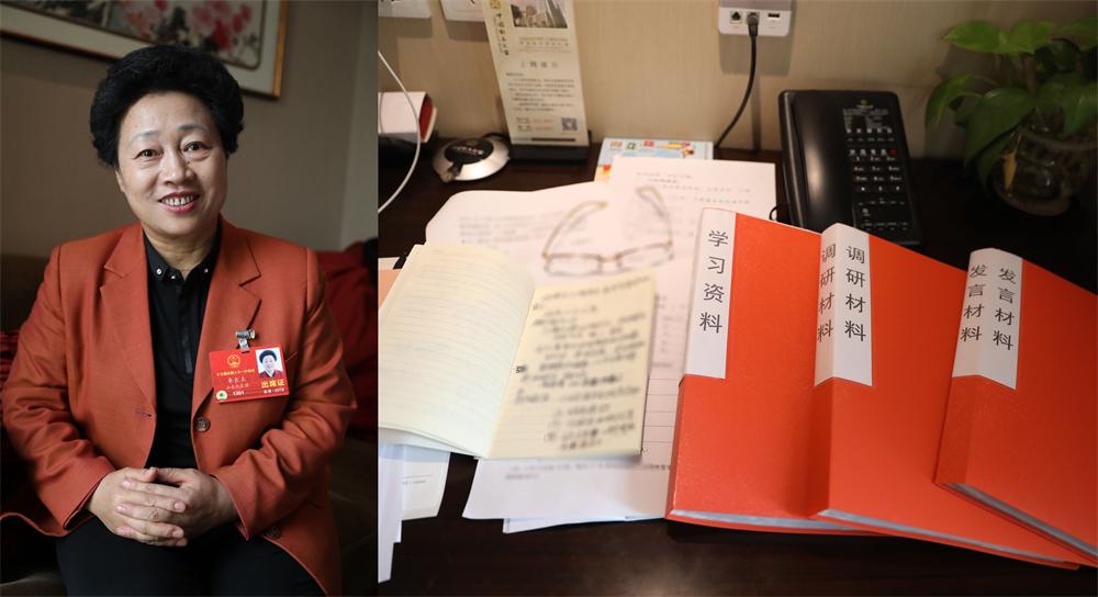 全国人大代表的“办公桌”