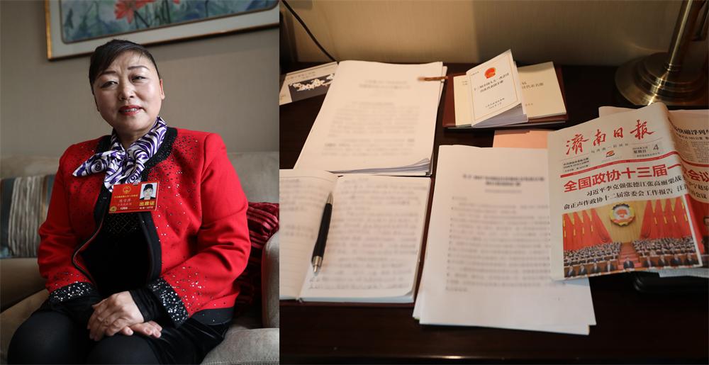 全国人大代表的“办公桌”