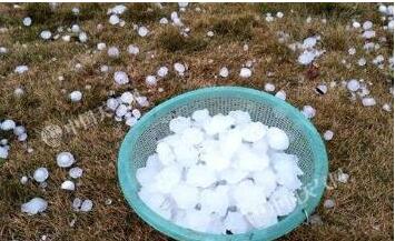 乒乓球大小！广西钟山下冰雹 不少车辆被冰雹砸出了凹坑