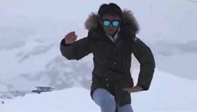 王宝强雪山上打拳身姿矫健 嵩山少林寺的俗家弟子六岁习武