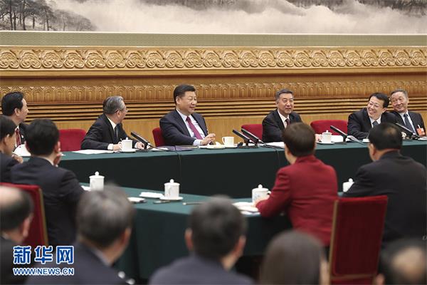 习近平参加88必发老虎机客户端代表团审议